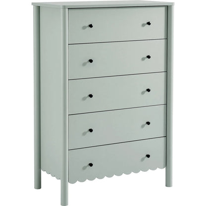 Kiowa Scalloped 5-Drawer Chest by Evans & Londeen. Made from unique in a transitional style.