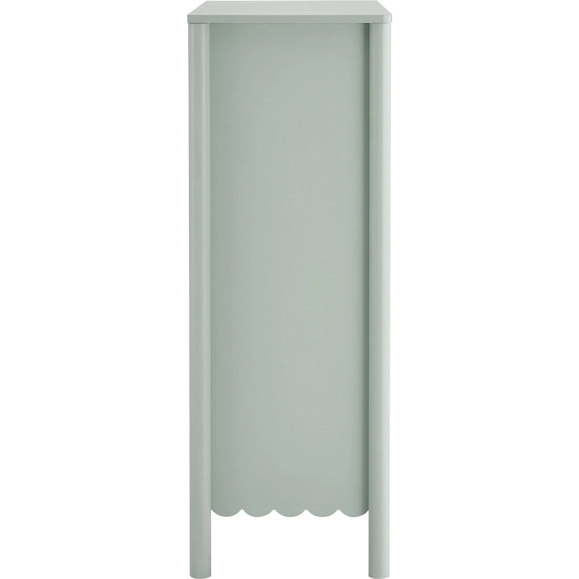 Kiowa Scalloped 5-Drawer Chest by Evans & Londeen. Made from unique in a transitional style.