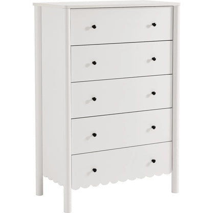 Kiowa Scalloped 5-Drawer Chest by Evans & Londeen. Made from unique in a transitional style.