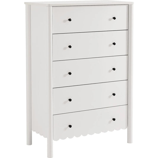 Elsmore Scalloped 5-Drawer Chest by Evans & Londeen. Made from unique in a unique style.