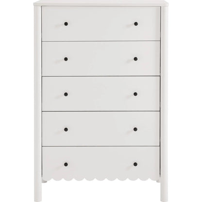 Kiowa Scalloped 5-Drawer Chest by Evans & Londeen. Made from unique in a transitional style.
