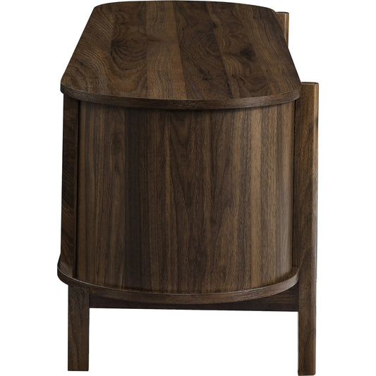 Castle 61" TV Stand by Evans & Londeen in walnut. Made from unique in a unique style.