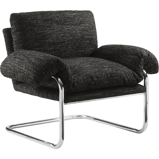 Upton Boucle Accent Chair by Evans & Londeen. Made from boucle fabric in a unique style.