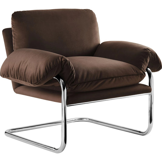 Upton Accent Chair by Evans & Londeen. Made from performance velvet in a unique style.