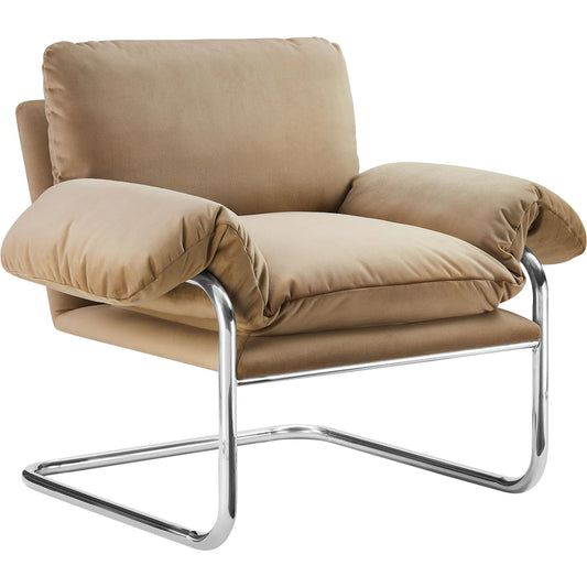 Upton Accent Chair by Evans & Londeen. Made from performance velvet in a unique style.