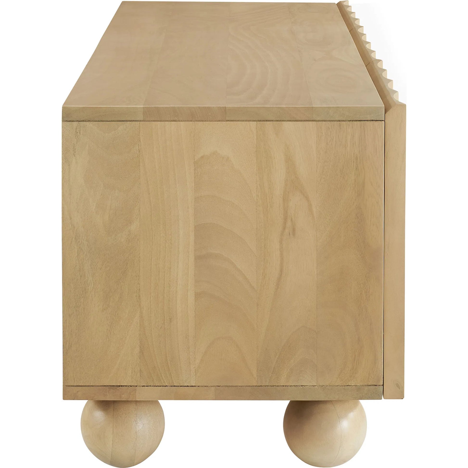 Ellis Scalloped 54" Wood TV Stand by Evans & Londeen. Made from wood in a transitional style.