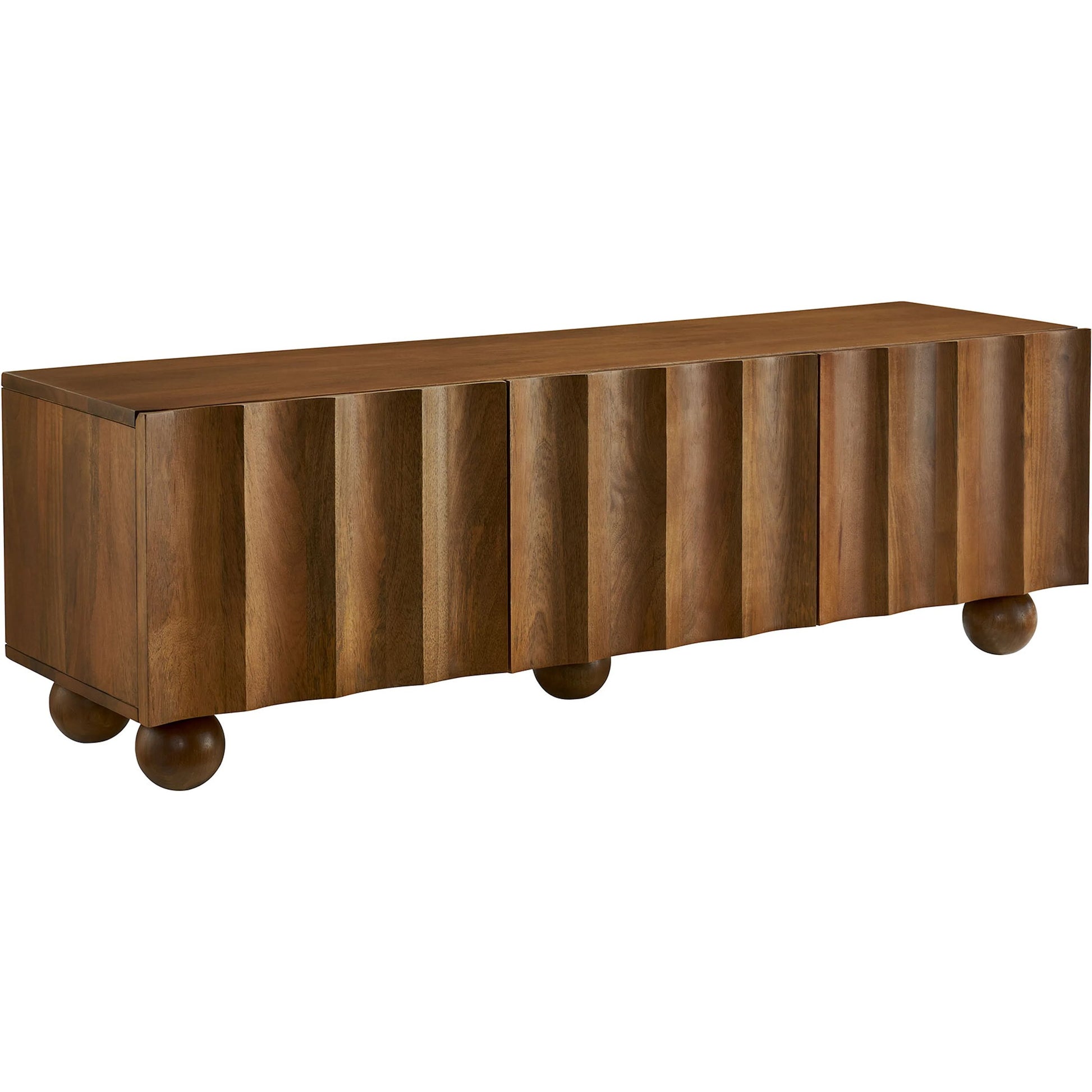 Ellis Scalloped 54" Wood TV Stand by Evans & Londeen. Made from wood in a transitional style.