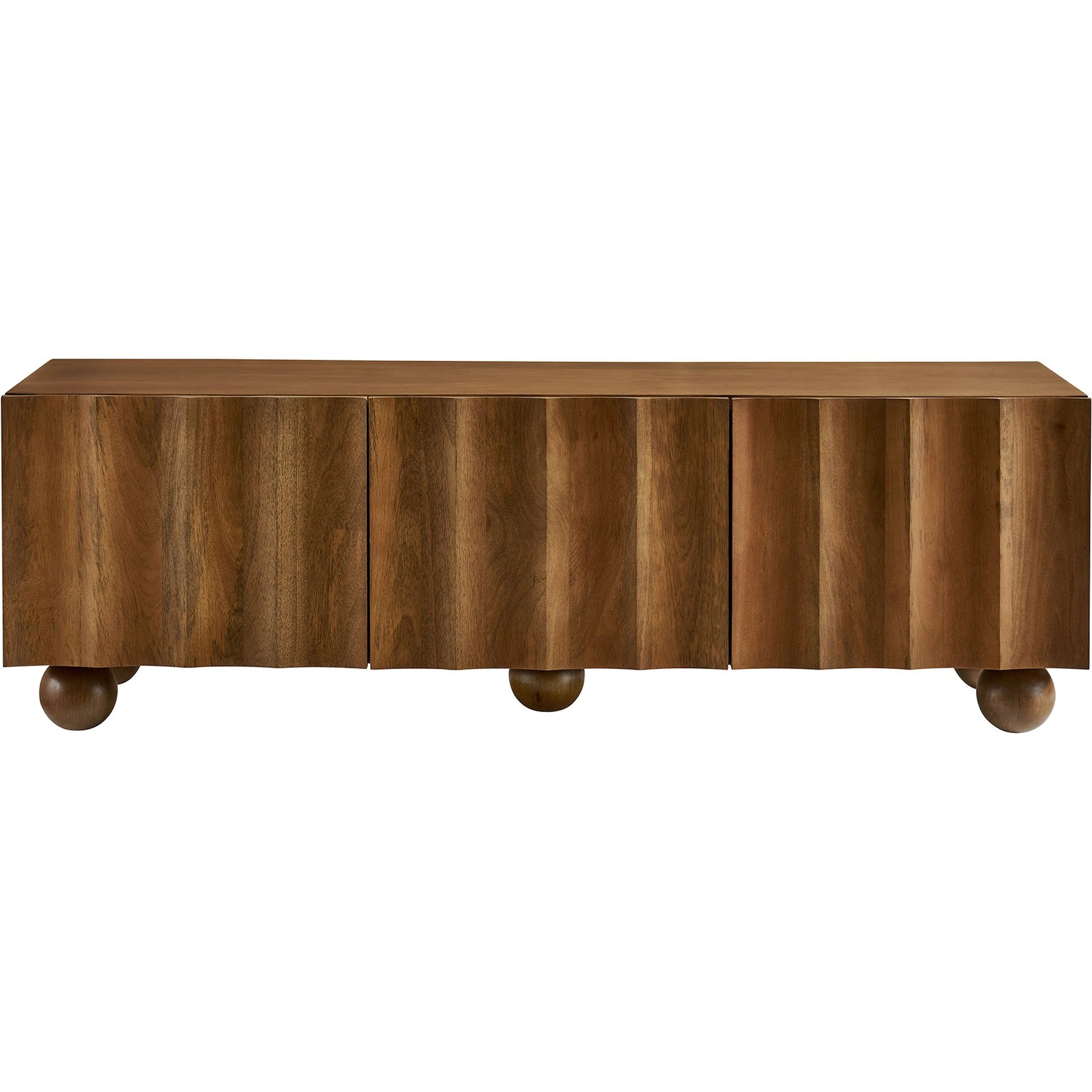 Ellis Scalloped 54" Wood TV Stand by Evans & Londeen. Made from wood in a transitional style.