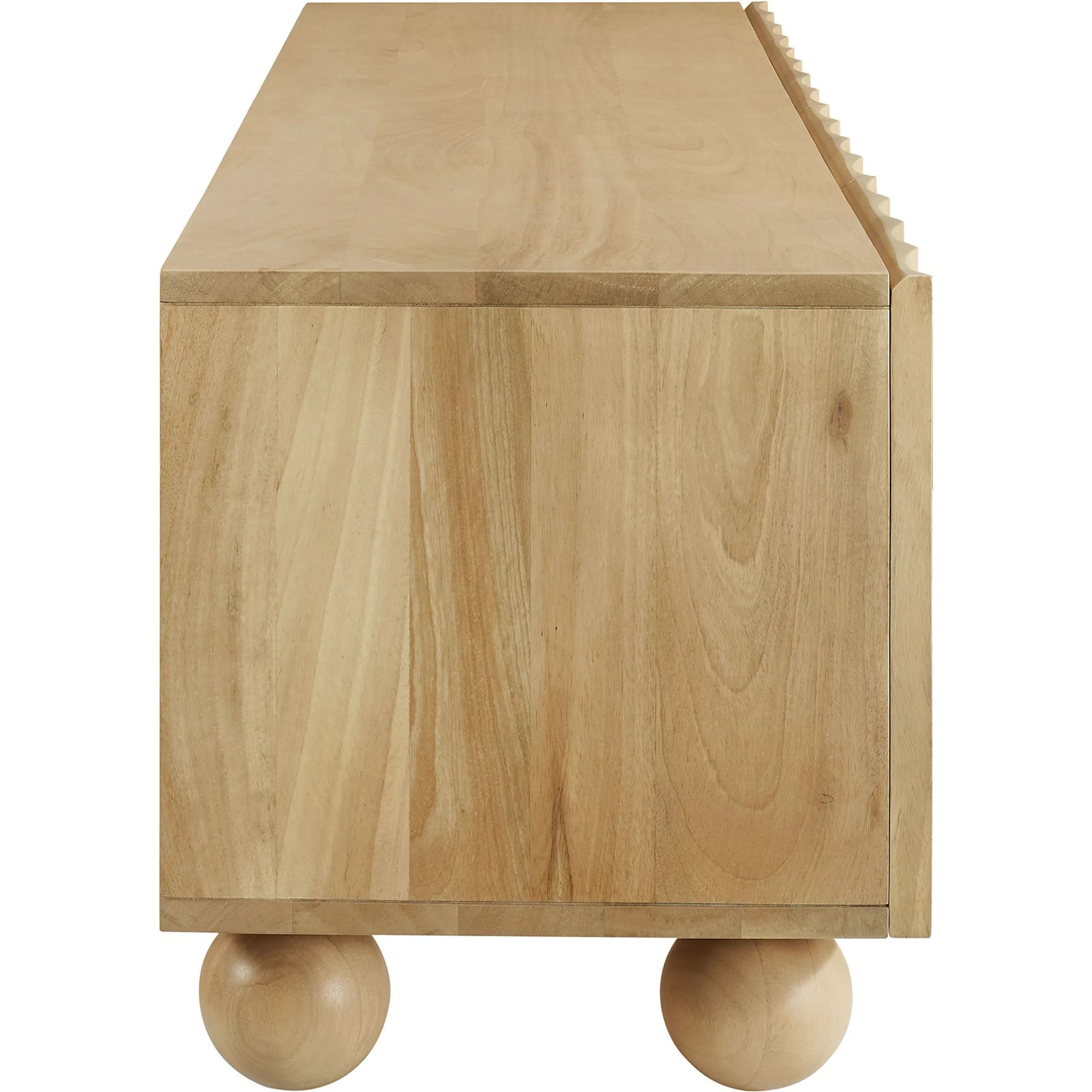 Ellis Scalloped 71" Wood TV Stand by Evans & Londeen. Made from wood in a transitional style.