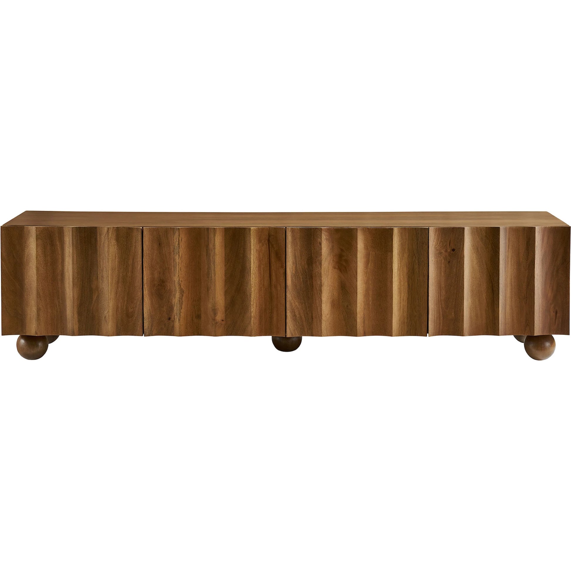 Ellis Scalloped 71" Wood TV Stand by Evans & Londeen. Made from wood in a transitional style.