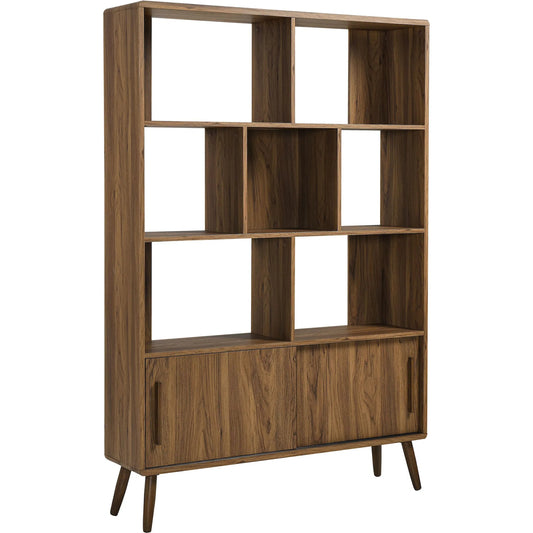 Leyster 45" Bookcase with Sliding Doors by Evans & Londeen. Made from unique in a unique style.