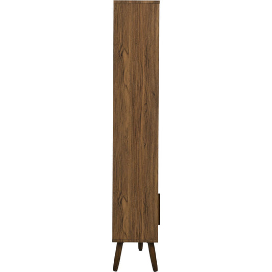 Leyster 59" Bookcase with Sliding Doors by Evans & Londeen. Made from unique in a unique style.