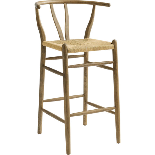 Argyll Wood Bar Stool by Evans & Londeen. Made from wood in a unique style.