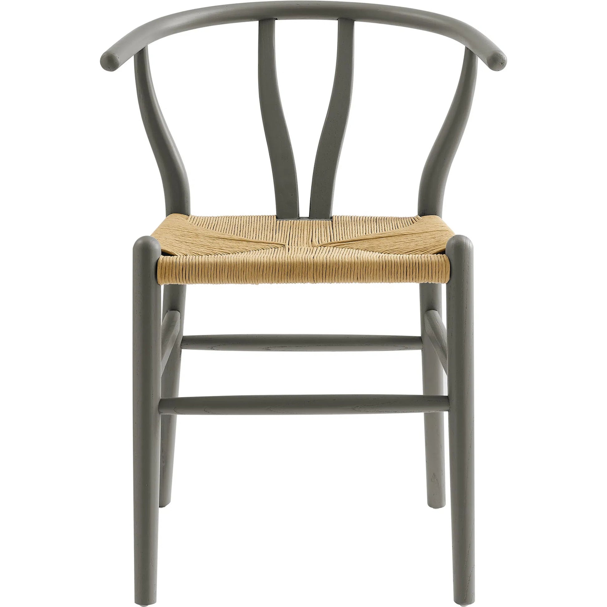 Argyll 32" Wood Dining Accent Chair by Evans & Londeen in light gray. Made from wood in a rustic style.