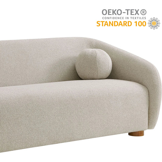 Breathitt 85" Chenille Sofa by Evans & Londeen. Made from chenille fabric in a transitional style.