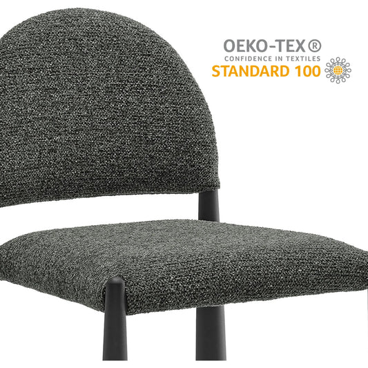 Tioga Dining Side Chair by Evans & Londeen. Made from upholstered fabric in a unique style.
