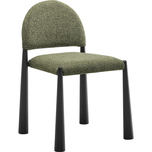 Tioga Dining Side Chair by Evans & Londeen. Made from upholstered fabric in a unique style.