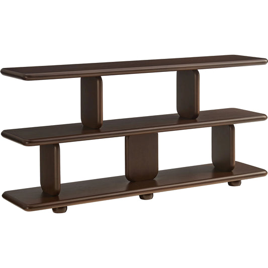 Gregg Sculptural 2-Tier Bookshelf by Evans & Londeen. Made from unique in a unique style.