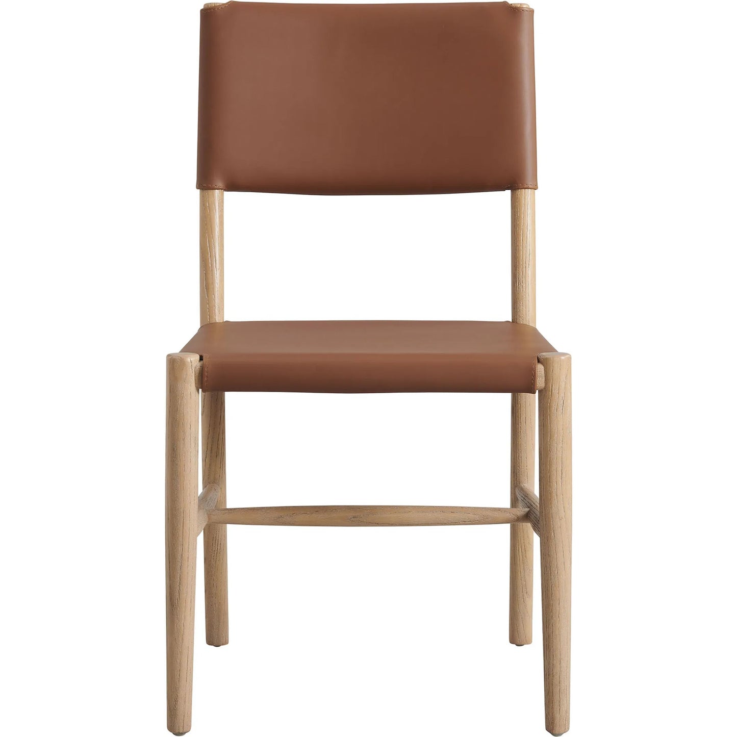 007 SI-2358569 | Additional Silo | Greenville Wood Vegan Dining Side Chairs (Set of 2) by Evans & Londeen in natural. Made from vegan leather in a traditional style.