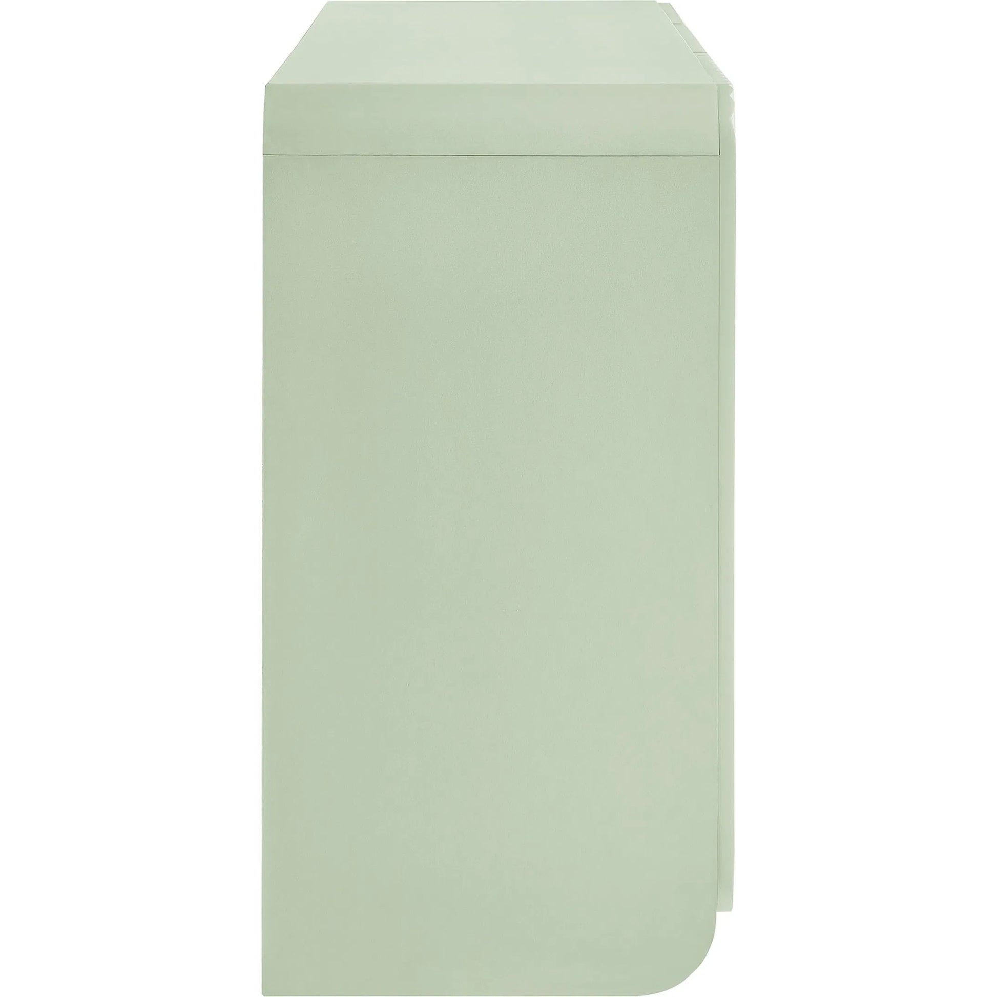 Champaign Fluted and Scalloped Sideboard Storage Cabinet by Evans & Londeen. Made from unique in a eclectic & global style.