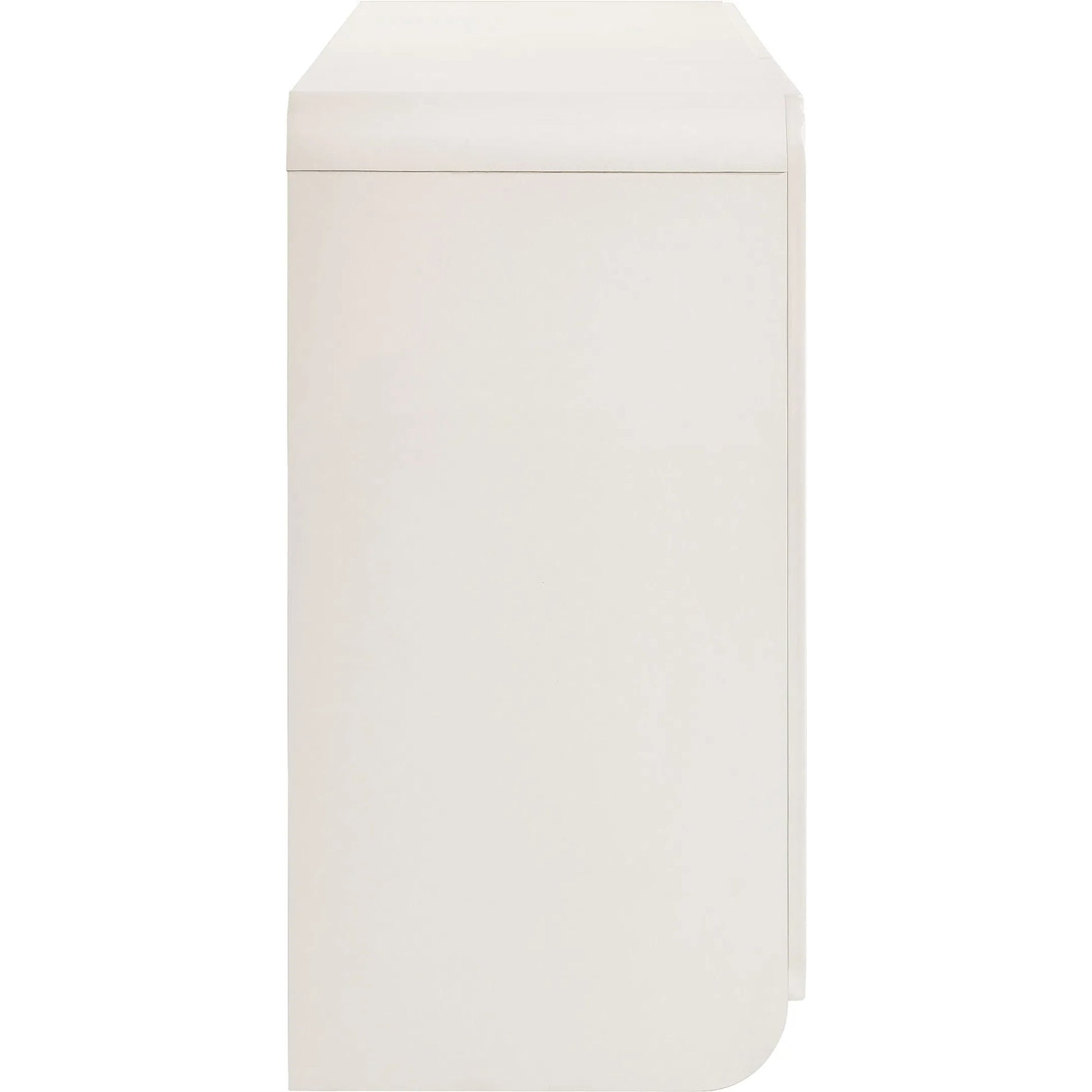 Champaign Fluted and Scalloped Sideboard Storage Cabinet by Evans & Londeen. Made from unique in a eclectic & global style.