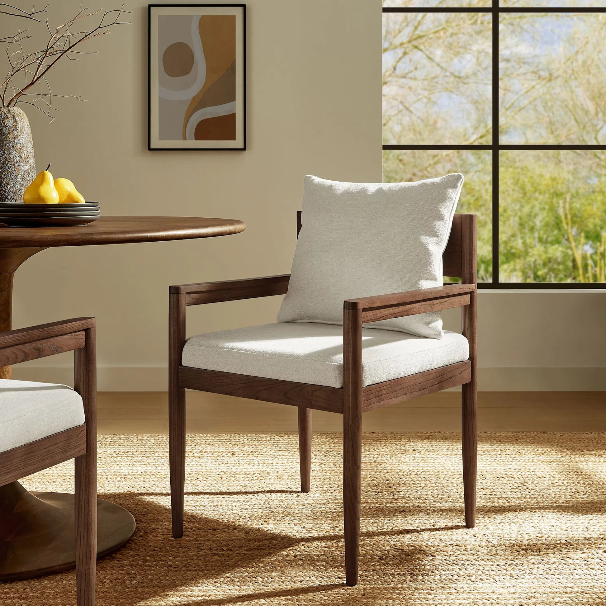 Texas Dining Armchair by Evans & Londeen. Made from wood in a unique style.