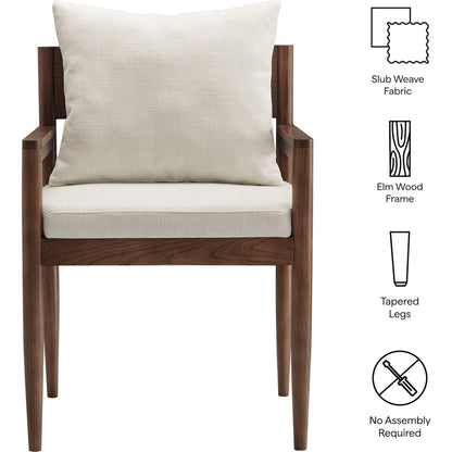 Texas Dining Armchair by Evans & Londeen. Made from wood in a unique style.