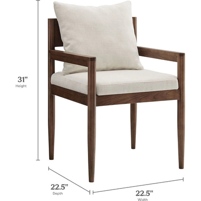 Texas Dining Armchair by Evans & Londeen. Made from wood in a unique style.