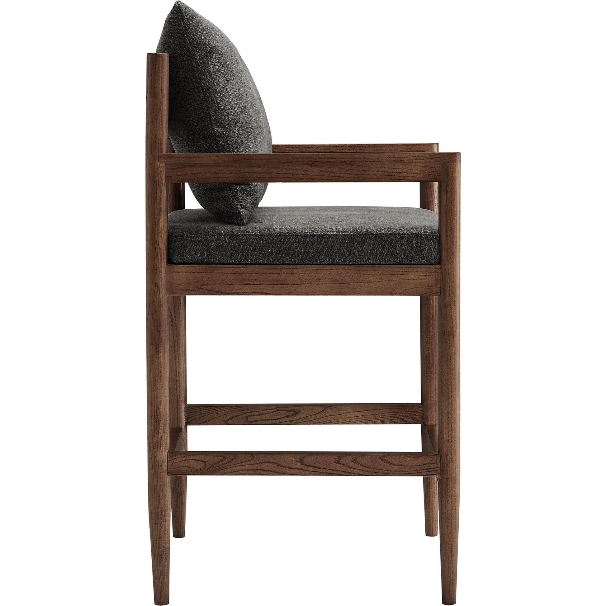 Woodward Wood Counter Stool by Evans & Londeen. Made from wood in a modern style.
