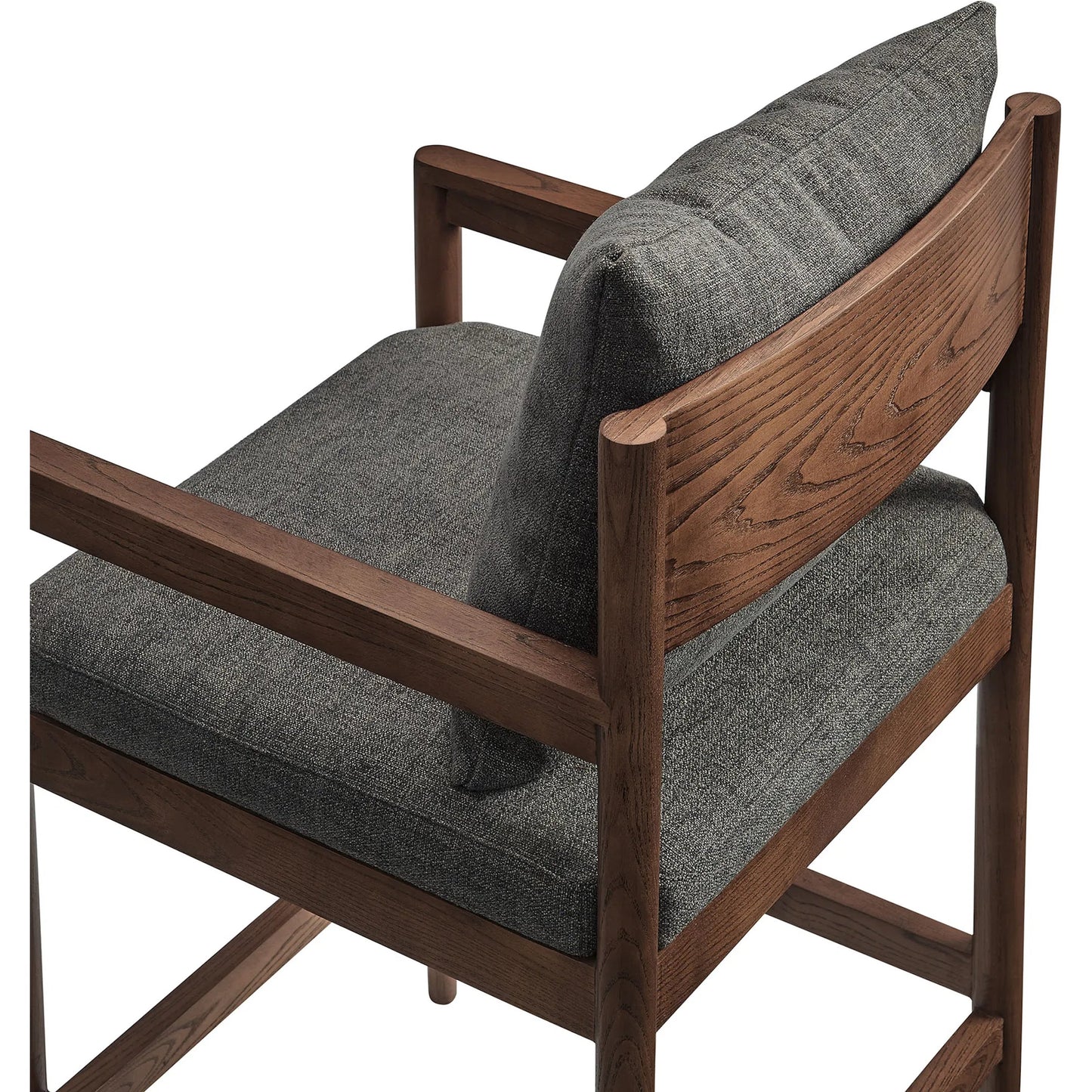 004 SI-2358577 | Closeup | Woodward Wood Counter Stool by Evans & Londeen. Made from wood in a modern style.