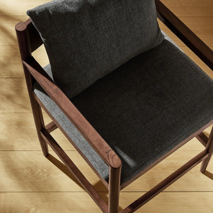 Woodward Wood Counter Stool by Evans & Londeen. Made from wood in a modern style.