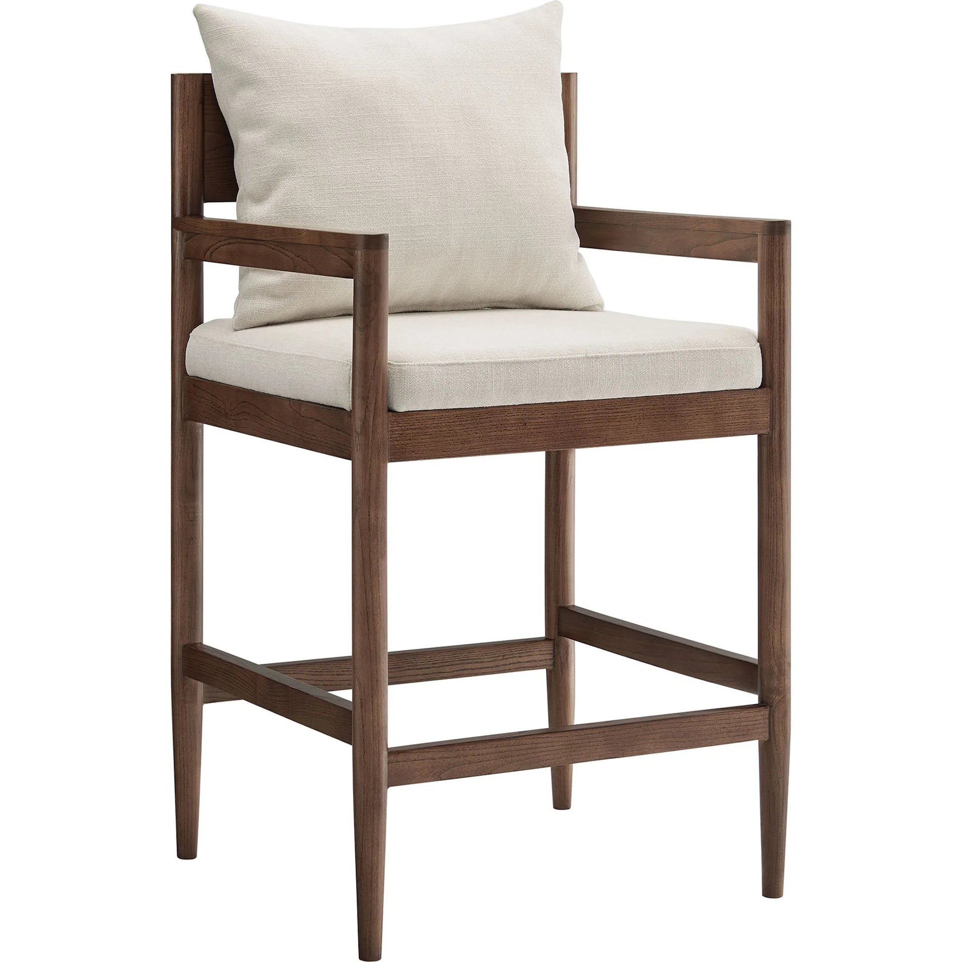 Woodward Wood Counter Stool by Evans & Londeen. Made from wood in a modern style.