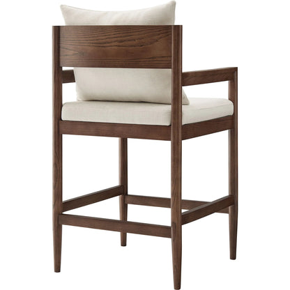 Woodward Wood Counter Stool by Evans & Londeen. Made from wood in a modern style.