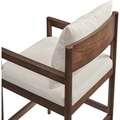 Woodward Wood Counter Stool by Evans & Londeen. Made from wood in a modern style.