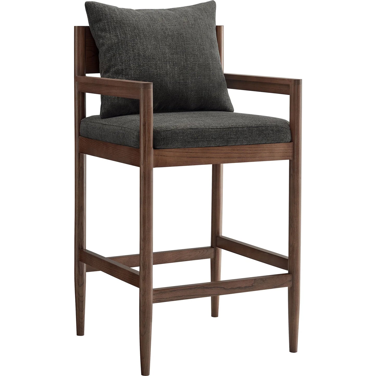 001 SI-2358579 | Primary Silo | Woodward Wood Bar Stool by Evans & Londeen. Made from wood in a modern style.