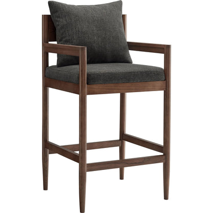 Woodward Wood Bar Stool by Evans & Londeen. Made from wood in a modern style.