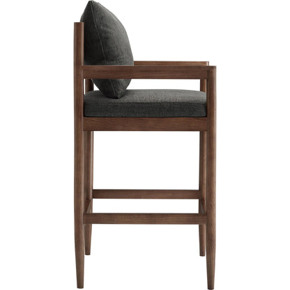 Woodward Wood Bar Stool by Evans & Londeen. Made from wood in a modern style.