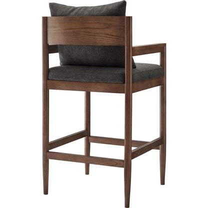 Woodward Wood Bar Stool by Evans & Londeen. Made from wood in a modern style.