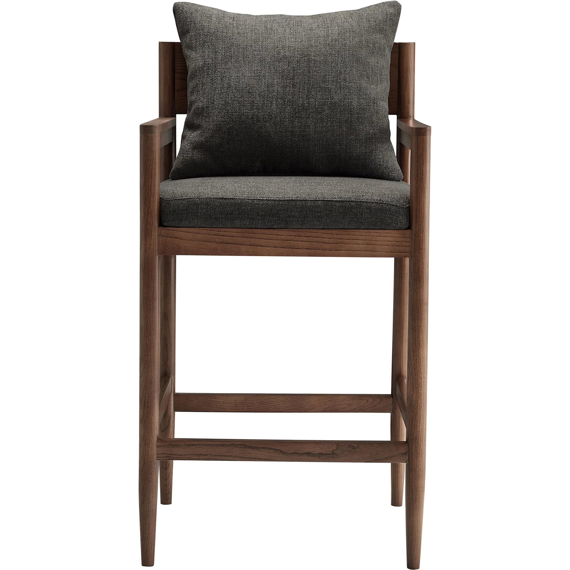 Woodward Wood Bar Stool by Evans & Londeen. Made from wood in a modern style.