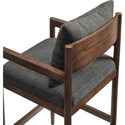 Woodward Wood Bar Stool by Evans & Londeen. Made from wood in a modern style.