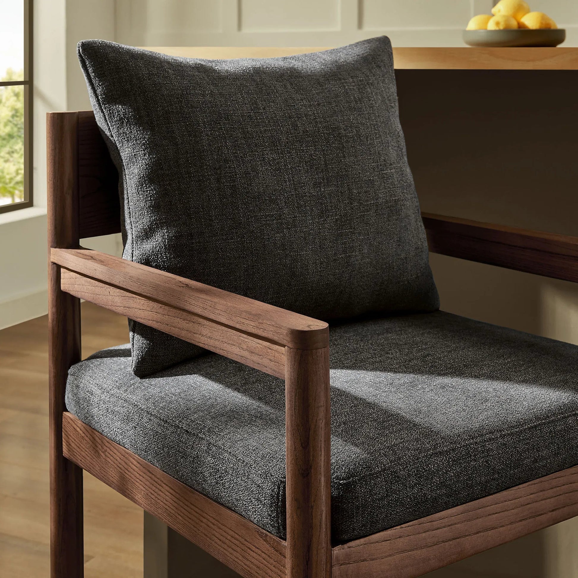 Woodward Wood Bar Stool by Evans & Londeen. Made from wood in a modern style.