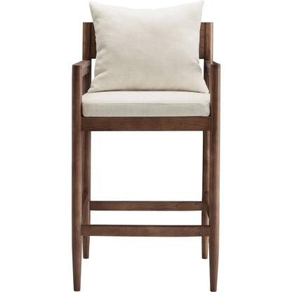 Woodward Wood Bar Stool by Evans & Londeen. Made from wood in a modern style.