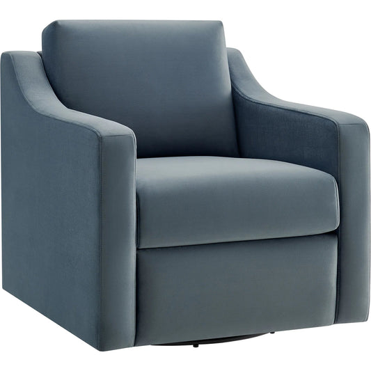 Nicollet Armchair by Evans & Londeen. Made from performance velvet in a unique style.