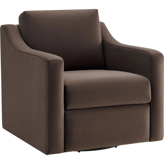 Nicollet Armchair by Evans & Londeen. Made from performance velvet in a unique style.