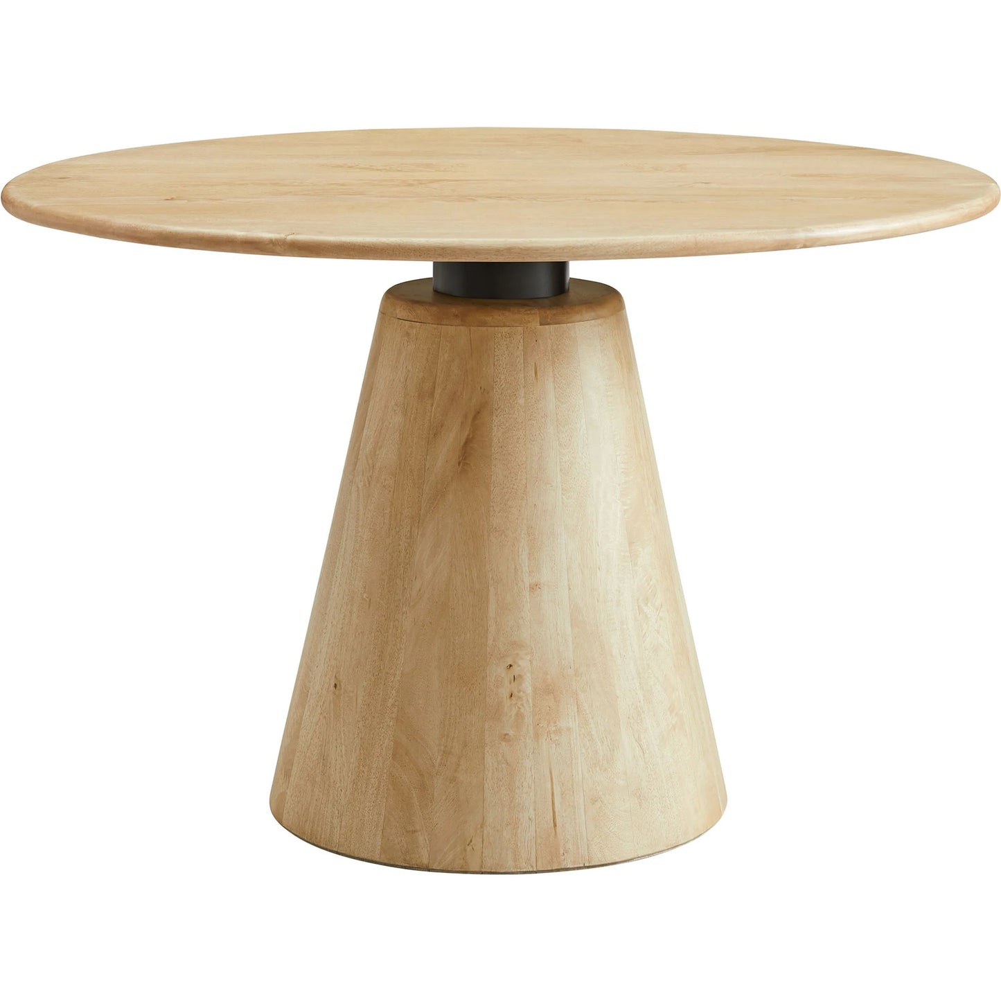 001 SI-2453553 | Primary Silo | Barranquitas 47" Round Wood Dining Table by Evans & Londeen in natural. Made from wood in a transitional style.