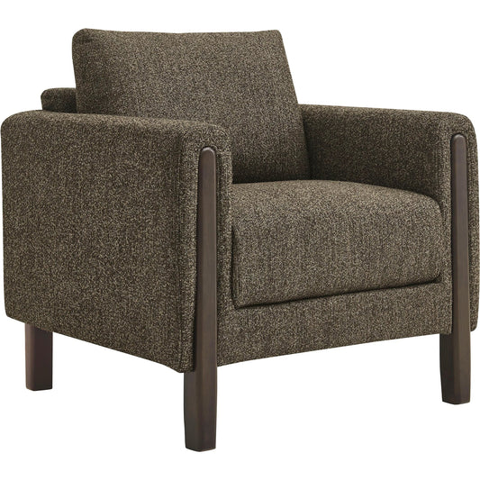 Aibonito Boucle Accent Armchair by Evans & Londeen. Made from boucle fabric in a transitional style.