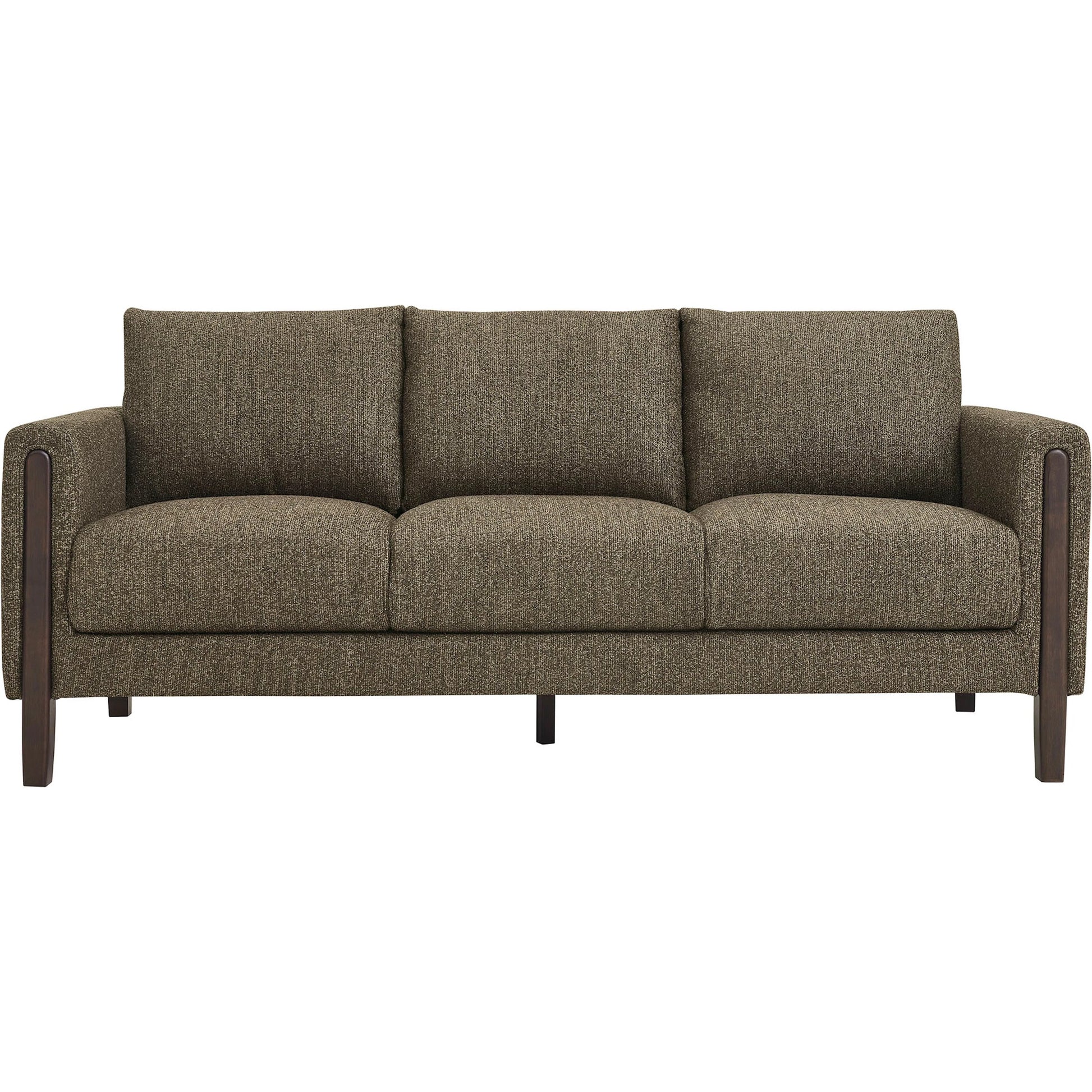 Aibonito Boucle Sofa by Evans & Londeen. Made from boucle fabric in a transitional style.