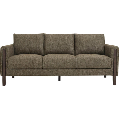 Aibonito Boucle Sofa by Evans & Londeen. Made from boucle fabric in a transitional style.