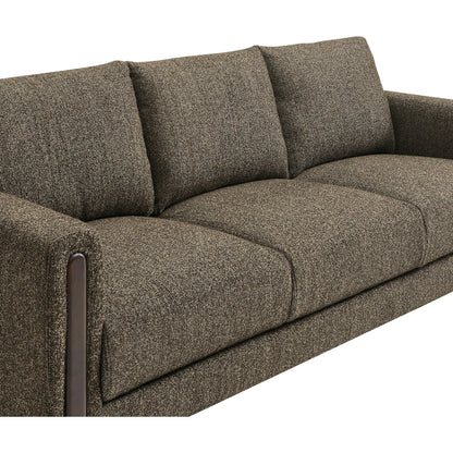Aibonito Boucle Sofa by Evans & Londeen. Made from boucle fabric in a transitional style.