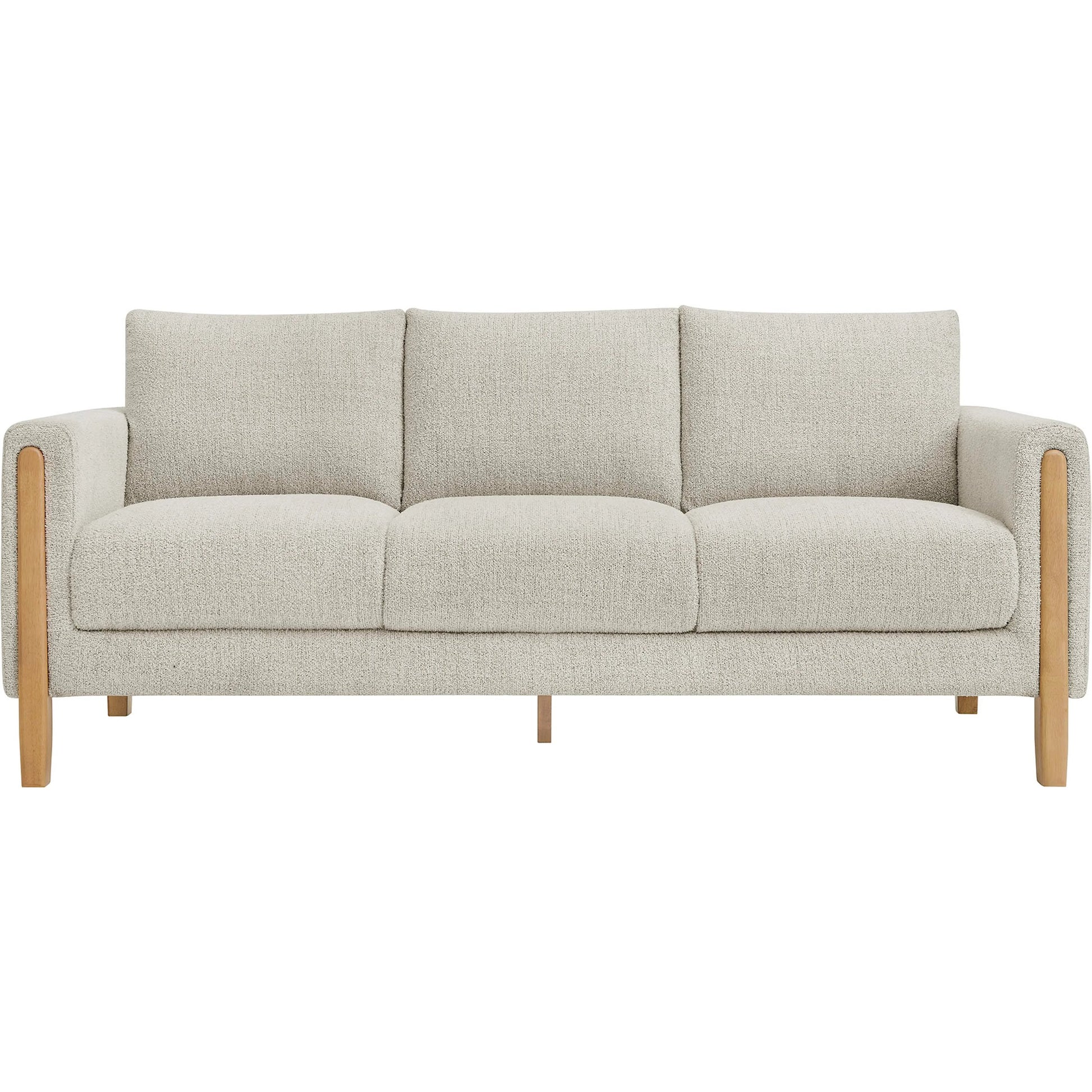 Aibonito Boucle Sofa by Evans & Londeen. Made from boucle fabric in a transitional style.